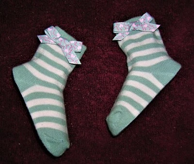 TALLA 0-6M❤RAYAS ROSA-GRIS CON LAZO CORAZONES ROSAS❤BOTÍN PEQUEÑO BEBÉ NIÑA FIESTA CALCETINES Foto 1 de 4