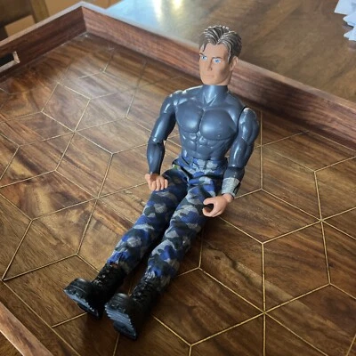 Figura de acción articulada masculina vintage 1998 Mattel Max Steel GI JOE de 12" Foto 1 de 4