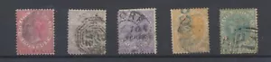 Straits Settlements Stamps 1867; 1880 SG12/15;44 Used Wmk Crown CC CV £76.5 - Picture 1 of 2
