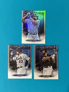 Topps 2022 Stars of MLB 3 card lot- Guerrero Jr., Abreu, Baez  - SMLB- 5 22 39 - Picture 1 of 2