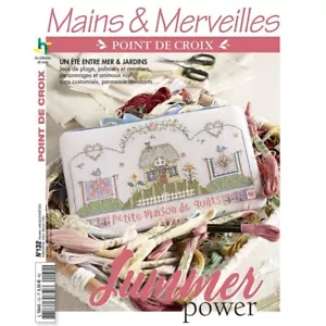 Französisches Kreuzstichmagazin Mains & Merveilles Point de Croix Nr.132 - Bild 1 von 1