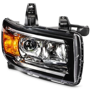 Right Side For 2015-2022 GMC Canyon Headlight Assembly Black Housing - Picture 1 of 12