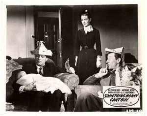SOMETHING MONEY CAN'T BUY ORIGINAL LOBBY CARD PATRICIA ROC ANTHONY STEEL