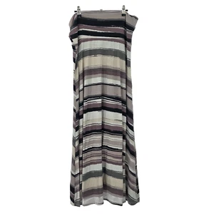 LuLaRoe Women’s Large Striped Made in USA Maxi Skirt Soft Comfy Casual Stretch - Picture 1 of 10