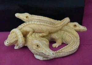 S.I.A.B. ALLIGATORS Extremely Rare  VHTF Trinket Box  by E. Vincent  1995 - Picture 1 of 5