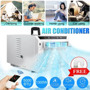 1300W 5000 BTU Home Car Air Conditioner Cooler Cooling w/ Remote 110V/220V/24V - Picture 1 of 17