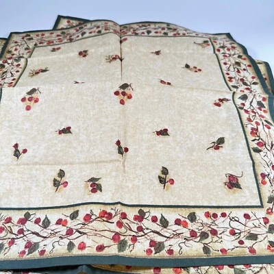 Conjunto de seis guardanapos Park Designs frutas vermelhas - Imagem 1 de 4