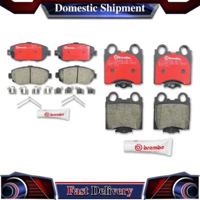 Juego de 2 pastillas de freno de disco delanteras traseras Brembo para Lexus GS400 2000 1999 1998 Foto 1 de 3