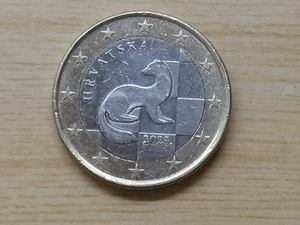 1 EURO Münze (2 Stück) KROATiEN - Bild 1 von 1