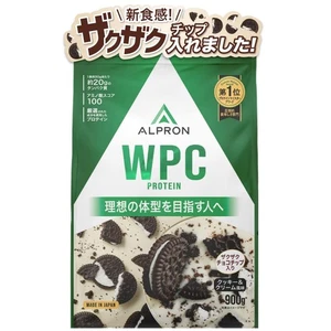 Alpron Whey Protein Wpc Cookies & Cream Geschmack (mit Chocolate Chip), 900g, Asp_ - Bild 1 von 8