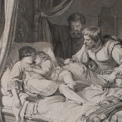 Ferdinand Theodor Hildebrandt nach Lüderitz Die Kinder Eduard's aus Richard III - Bild 1 von 4