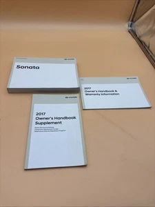 2017 Hyundai Sonata Owners Manual,supplement, Free Shipping - Bild 1 von 4