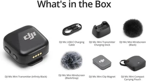 DJI Mic Mini Trasmettitore Infinity - Sistema microfonico wireless ultraleggero - Foto 1 di 24