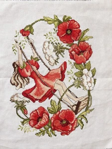 Punto de cruz hecho a mano acabado punto de cruz completado sin marco-Hada-11ct - Imagen 1 de 4