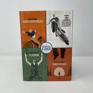 Dances With Wolves/Great Escape/Platoon/Hang Em High (DVD) Sealed With Slipcover - Picture 1 of 6