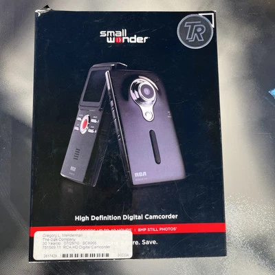 RCA Small Wonder High Definition Camcorder Manual Cords Wrist Strap-No SD Card - Image 1 of 4