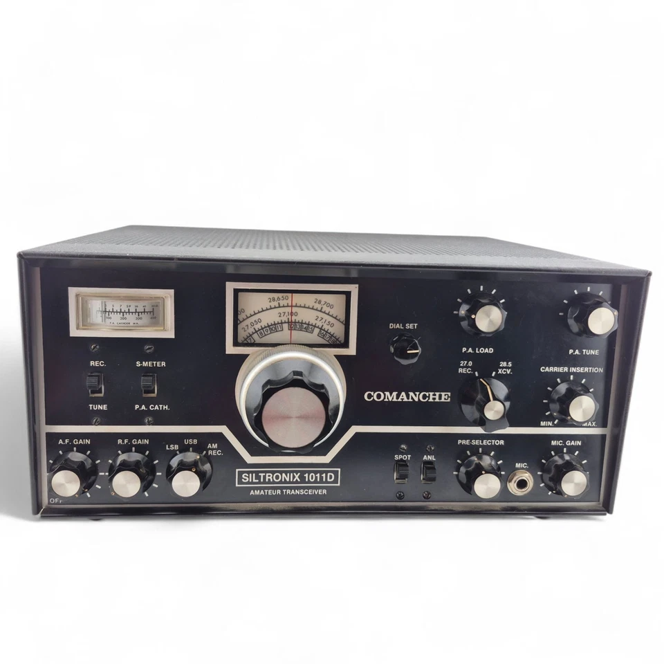 Vintage Siltronix 1011D Comanche Ham Radio 10-meter amateur transceiver - Image 1 of 4