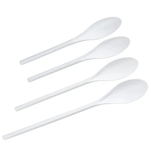 Chef Craft Select Plastic Spoon Set, 10-14.5 inch 4 Piece, White - Picture 1 of 2