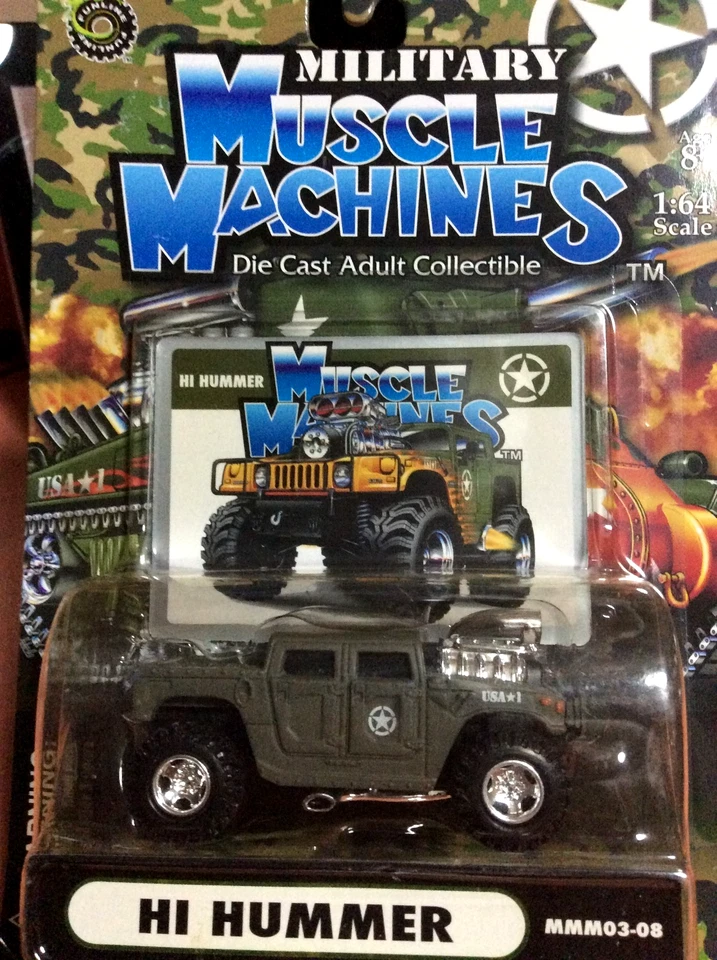 Muscle Machines H1 Hummer  -- GREEN  - BLOWER - - Image 1 of 2