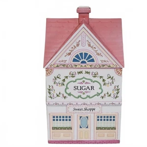 Contenedor de azúcar de porcelana fina Lenox Village 1990 vintage raro reparado - Imagen 1 de 13