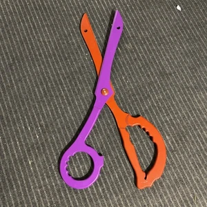 Hoja de tijera roja Kill La Kill Rending utilería para disfraces / 38 pulgadas - Imagen 1 de 9