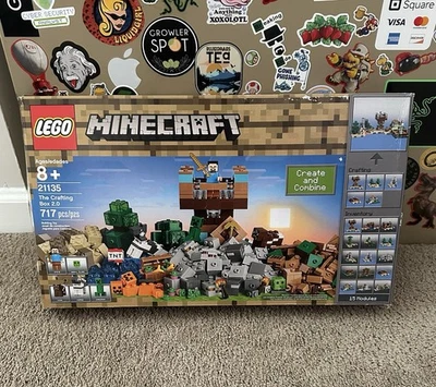 LEGO Minecraft The Crafting Box 2.0 21135 New Open Box Retired Set RARE - Image 1 of 4