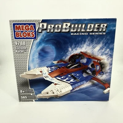 Mega Bloks ProBuilder 9788 Cyclone Racer Set 565 Pieces Rare 2003 Racing Series - Image 1 of 4