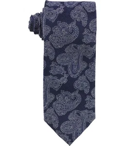 Tallia Mens Paisley Self-tied Necktie, navy, One Size - Picture 1 of 1