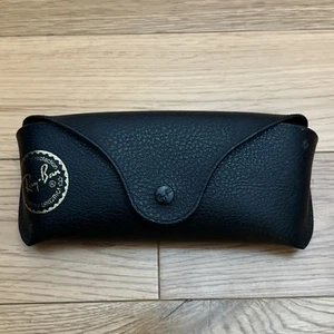 Ray-Ban Black Button Snap Sunglass Case - Picture 1 of 8