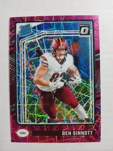 Ben Sinnott 2024 Optic #207 Rated Rookie Pink Velocity Prizm RC Commanders /80 - Picture 1 of 2