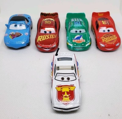 Disney Pixar Car Pat Traxson 1:55 ~Cars~3  Lot Of 5 Die-Cast  Official Pace Car - Image 1 of 4