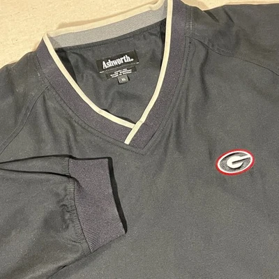 Rompevientos suéter Ashworth XL Universidad de Georgia Bulldogs para hombre Foto 1 de 4
