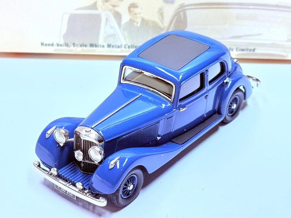 MODELOS LANSDOWNE LDM. 61 1937 JENSEN 3,5 LITROS TIPO S AZUL 1:43 Foto 1 de 4