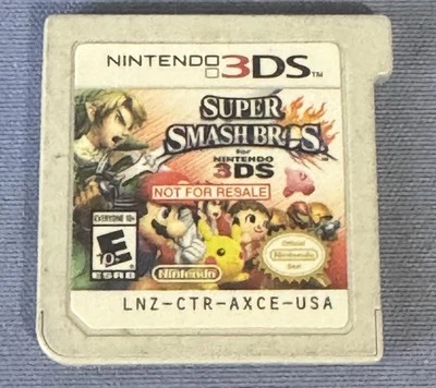 Super Smash Bros - Nintendo 3DS Not For Resale Demo Cartridge - Image 1 of 2