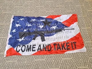 Second Amendment Right To Bear Arms Flag - Picture 1 of 9