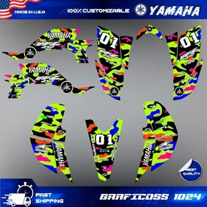 Yamaha YFZ 450 graphics kit 2003 2004 2005 2006 2007 2008 decals stickers atv - Photo 1/9