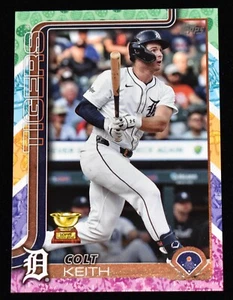 2025 Topps Series 1 Colt Keith Easter Tin Exclusive SP Parallel Detroit Tigers - Picture 1 of 4