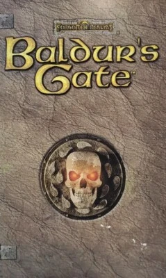 Baldur's Gate Forgotten Realms PC Vintage 1998 All 5 Discs Only - Image 1 of 3
