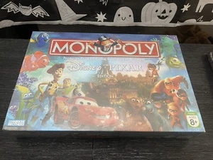 Rare Monopoly Disney Pixar Edition Board Game *NEW* W/ Bonus Figurines - Picture 1 of 3