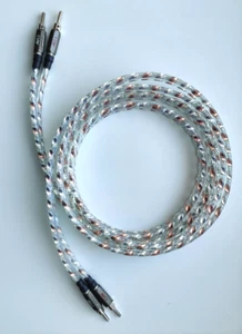 TTAF Speaker Cable Silver/Copper 2m Silber/OFC-Kupfer Hi-End Lautsprecherkabel - Picture 1 of 5