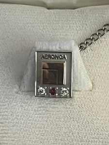 AERONCA Middletown Ohio 15 Year Service Award 10K Gold Tie Tack - Picture 1 of 10