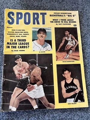 Revista deportiva de marzo de 1959 Oscar Robertson recuerdos deportivos de colección Foto 1 de 4