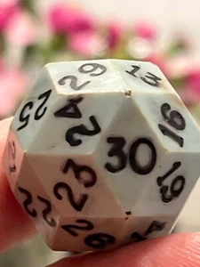 Vecchio vintage Armory d30 old sky blue RARO rpg d&d jumbo dadi 120323aIGZHE - Foto 1 di 4