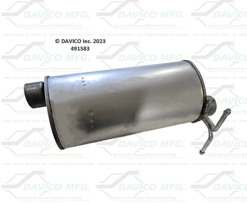 Exhaust Muffler Fits 2005 2006 2007 Ford F-250 Super Duty 5.4L V8 GAS SOHC - Imagem 1 de 4
