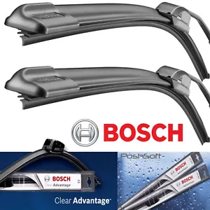 2 Bosch BEAM Wiper Blades Size 24" & 21" - "Clear Advantage" Front Left & Right - Picture 1 of 1