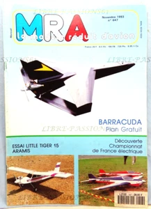 MAGAZINE MRA N°647, NOVEMBRE 1993 + PLAN ENCARTÉ "LE BARRACUDA" - Picture 1 of 14