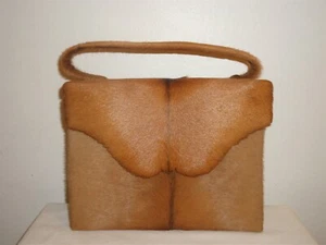 NWOT! Fur Handbag/Top Handle Handbag – Beautiful - Picture 1 of 10