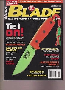 BLADE MAGAZINE OCTOBER 2013, THE WORLD'S #1 KNIFE PUBLICATION. - Foto 1 di 1