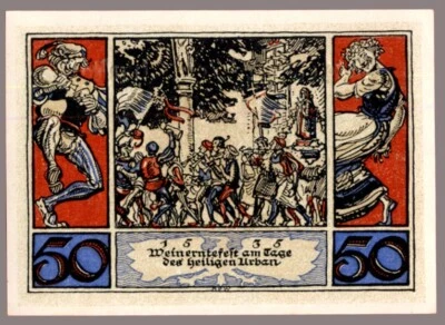 #33780 ARNSTADT Germany 1921. Banknote notgeld 50 Pfennig. - Image 1 of 2