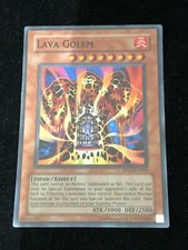 YUGIOH LAVA GOLEM SUPER RARE NEAR MINT RP02-EN082